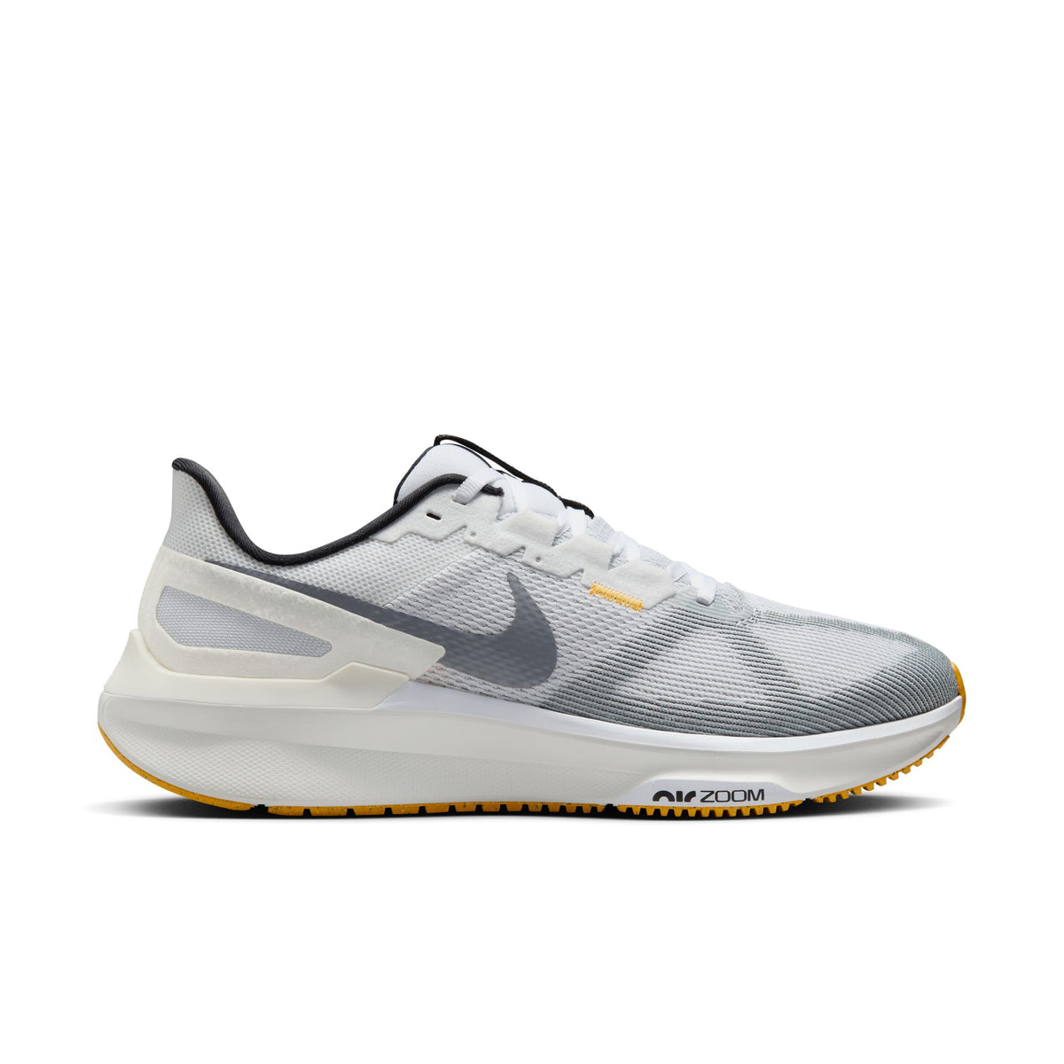 NIKE Air Zoom Structure 25 Mens FOOTWEAR - Mens Stability WHITE/BLACK-LASER ORANGE