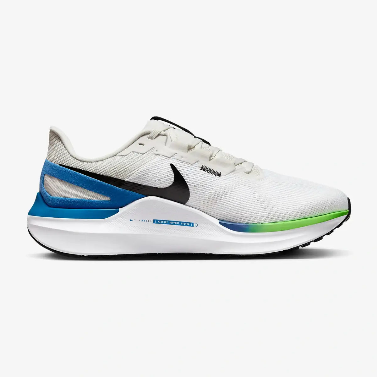 NIKE Air Zoom Structure 25 Mens FOOTWEAR - Mens Stability WHITE/BLACK-PLATINUM TINT