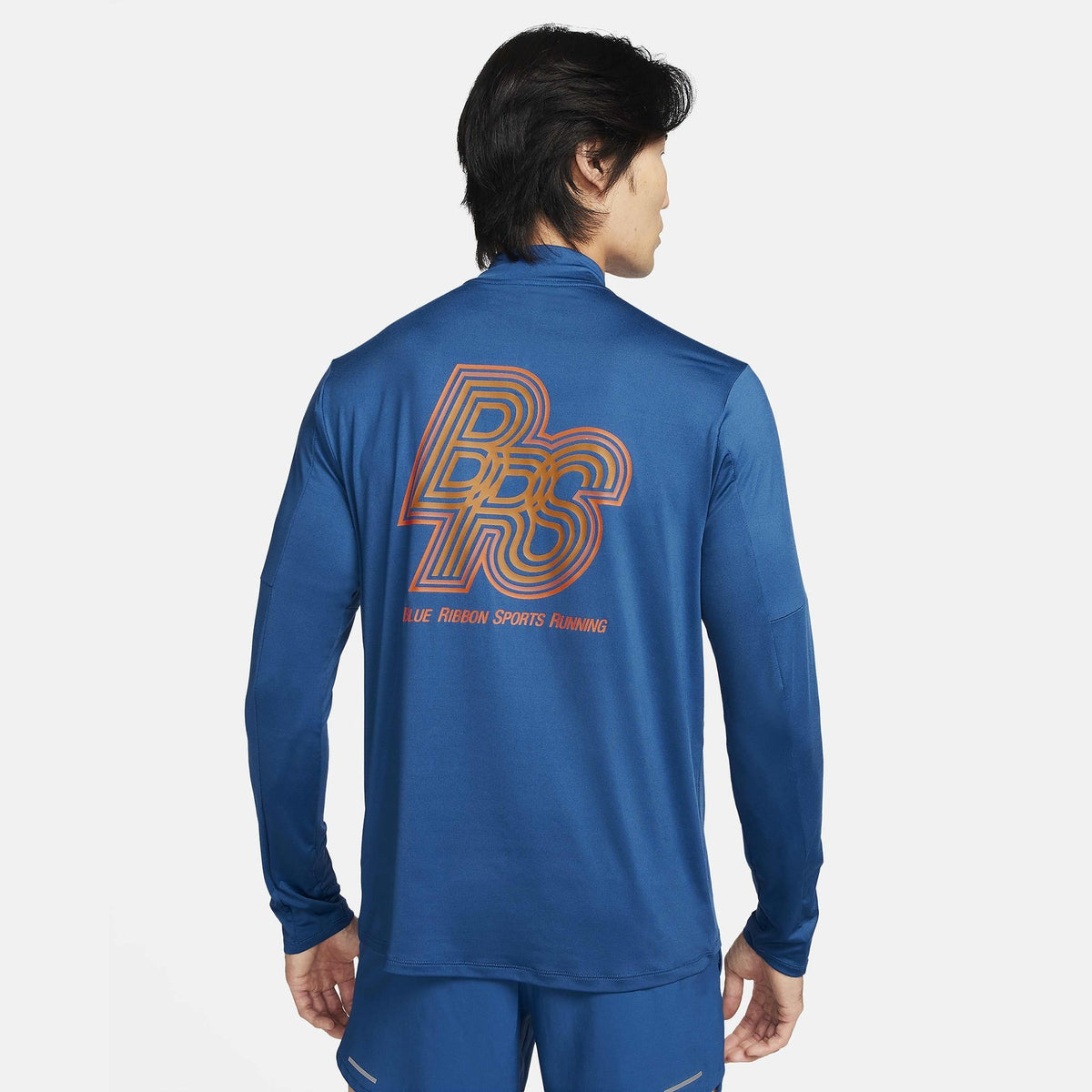 NIKE BRS Dri-FIT 1/2-Zip Running Top Mens APPAREL - Mens Long Sleeve Tops