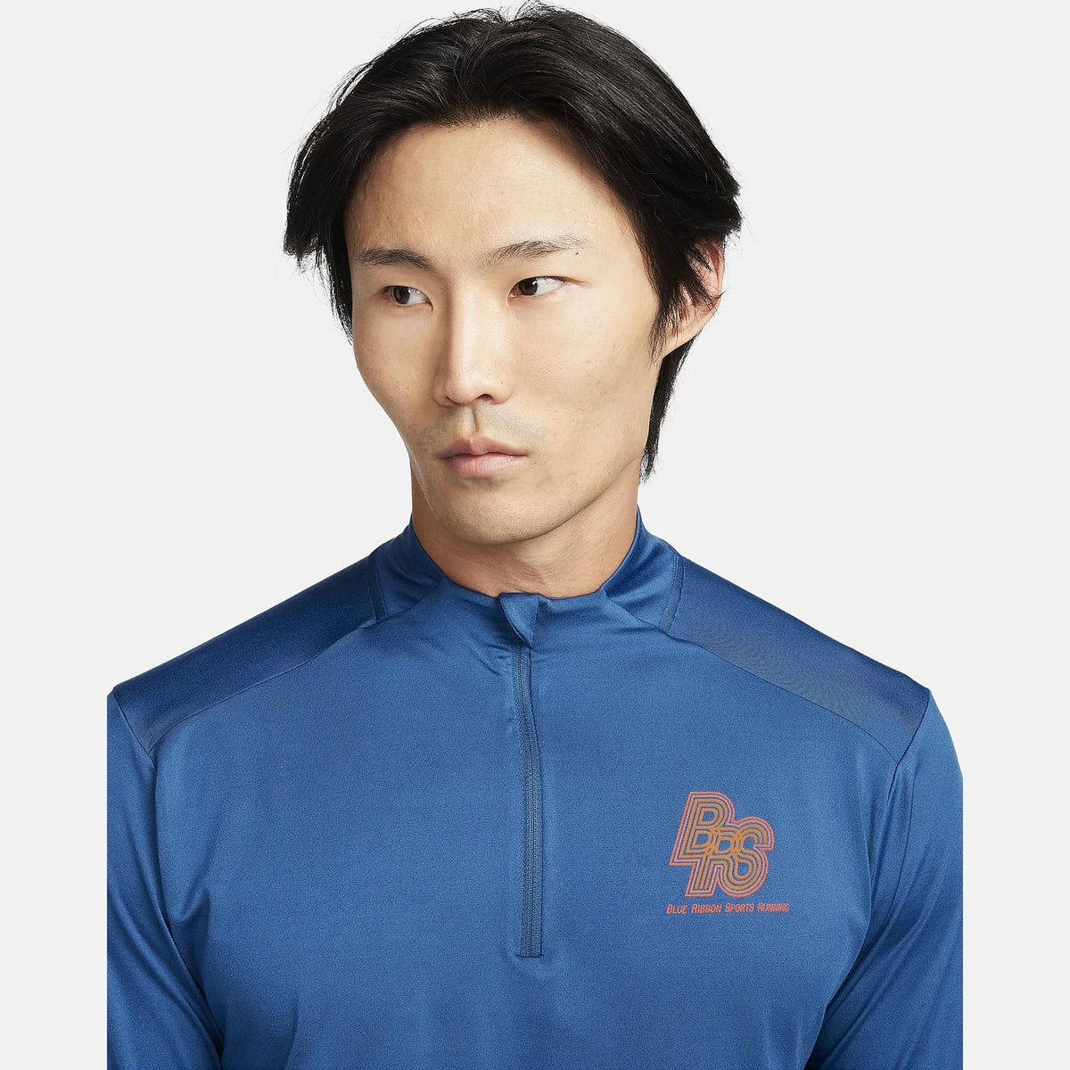 NIKE BRS Dri-FIT 1/2-Zip Running Top Mens APPAREL - Mens Long Sleeve Tops