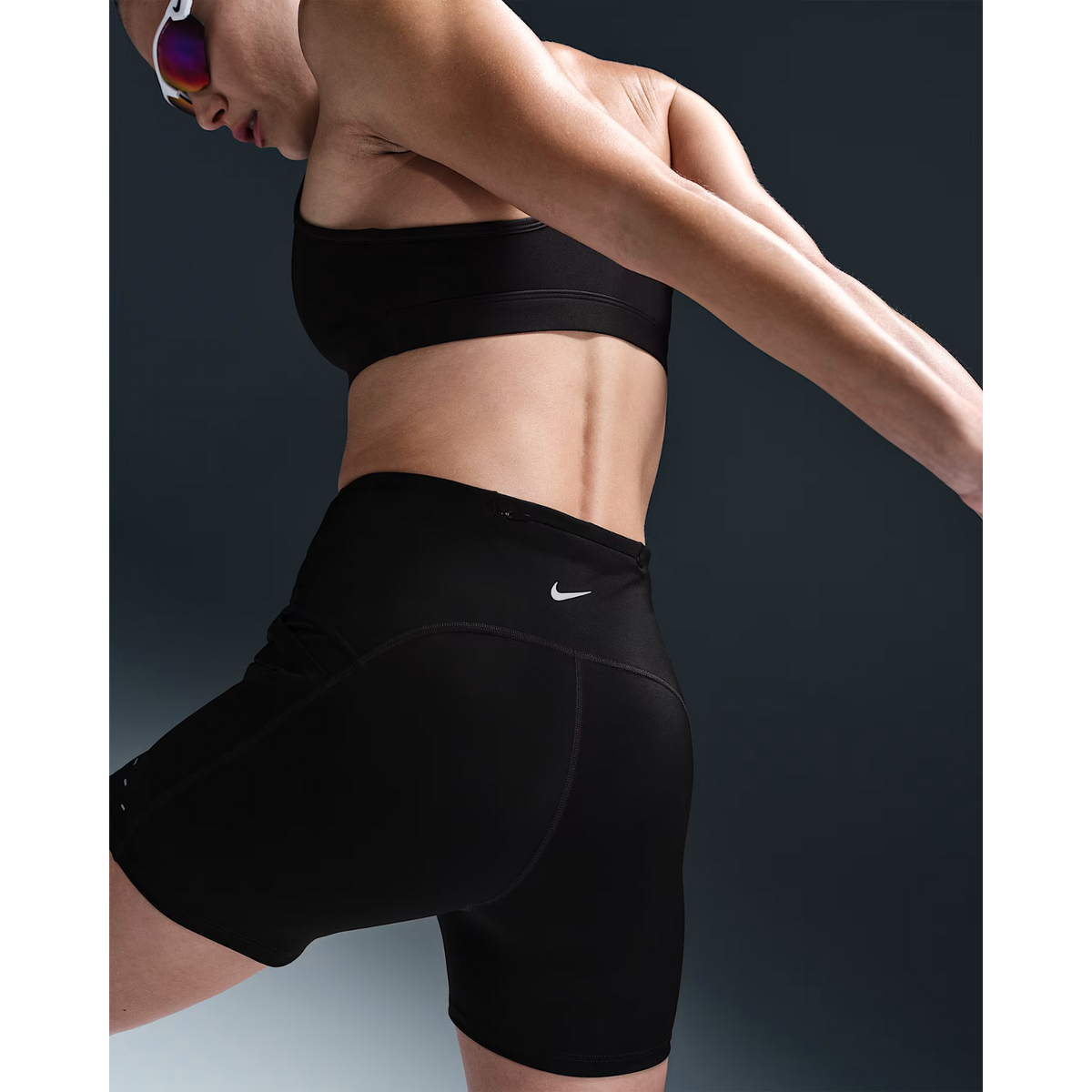 NIKE Dri-Fit Swift Hi-Rise 4" Tights Womens APPAREL - Womens Tights