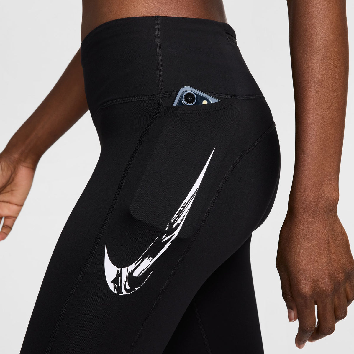 NIKE Fast Mid-Rise 7/8 Leggins Womens APPAREL - Womens Tights