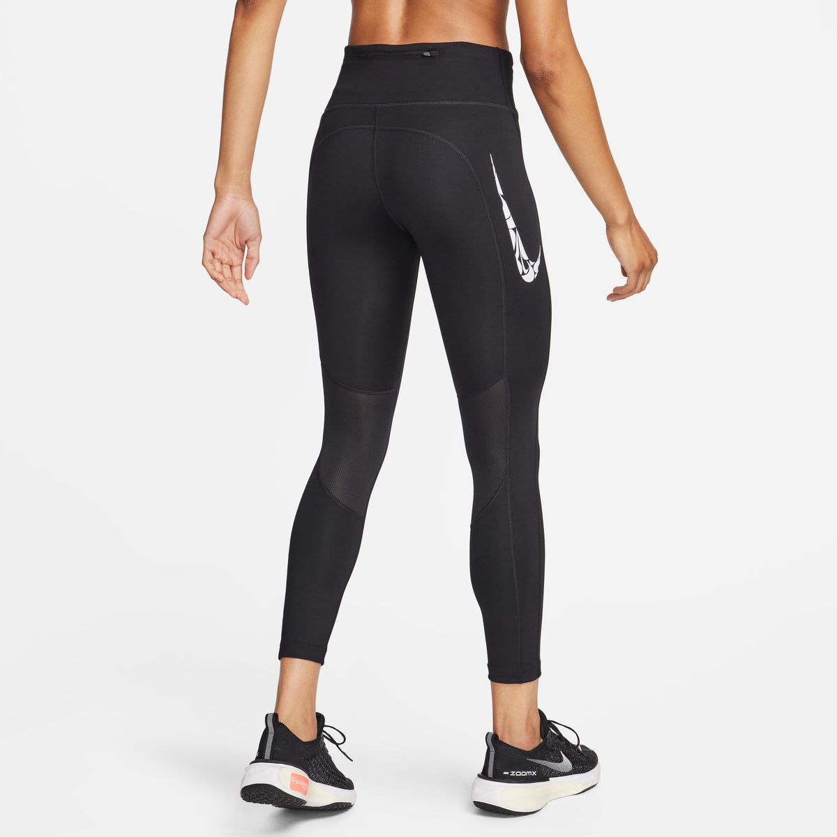 NIKE Fast Mid-Rise Full Length Running Leggings Womens APPAREL - Womens Tights