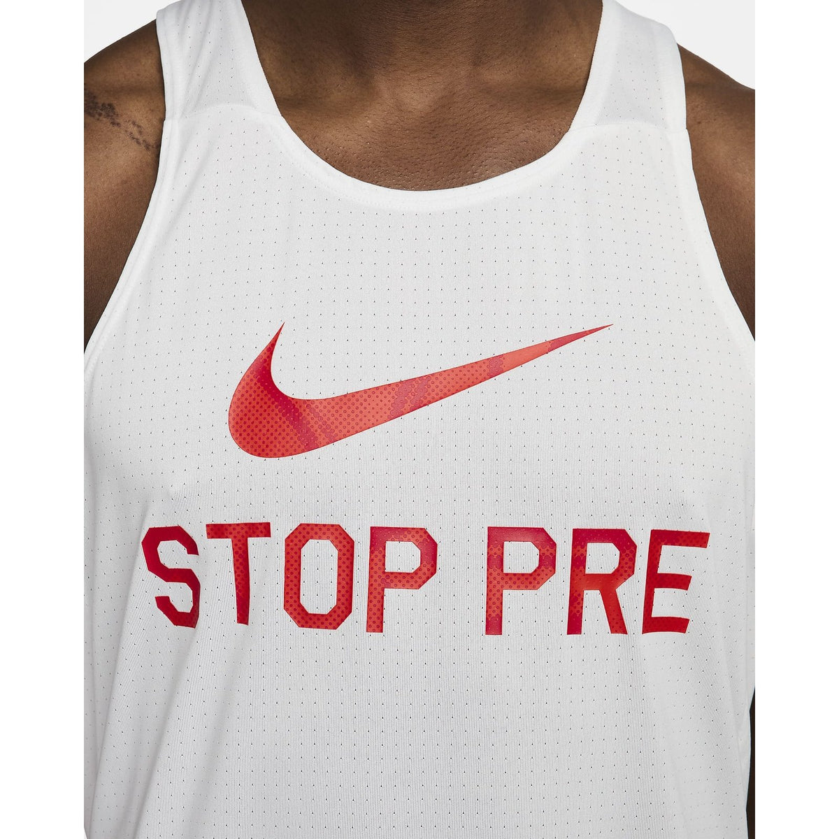 Nike Fast Run Energy &#39;Stop Pre&#39; Singlet Mens APPAREL - Mens Singlets 