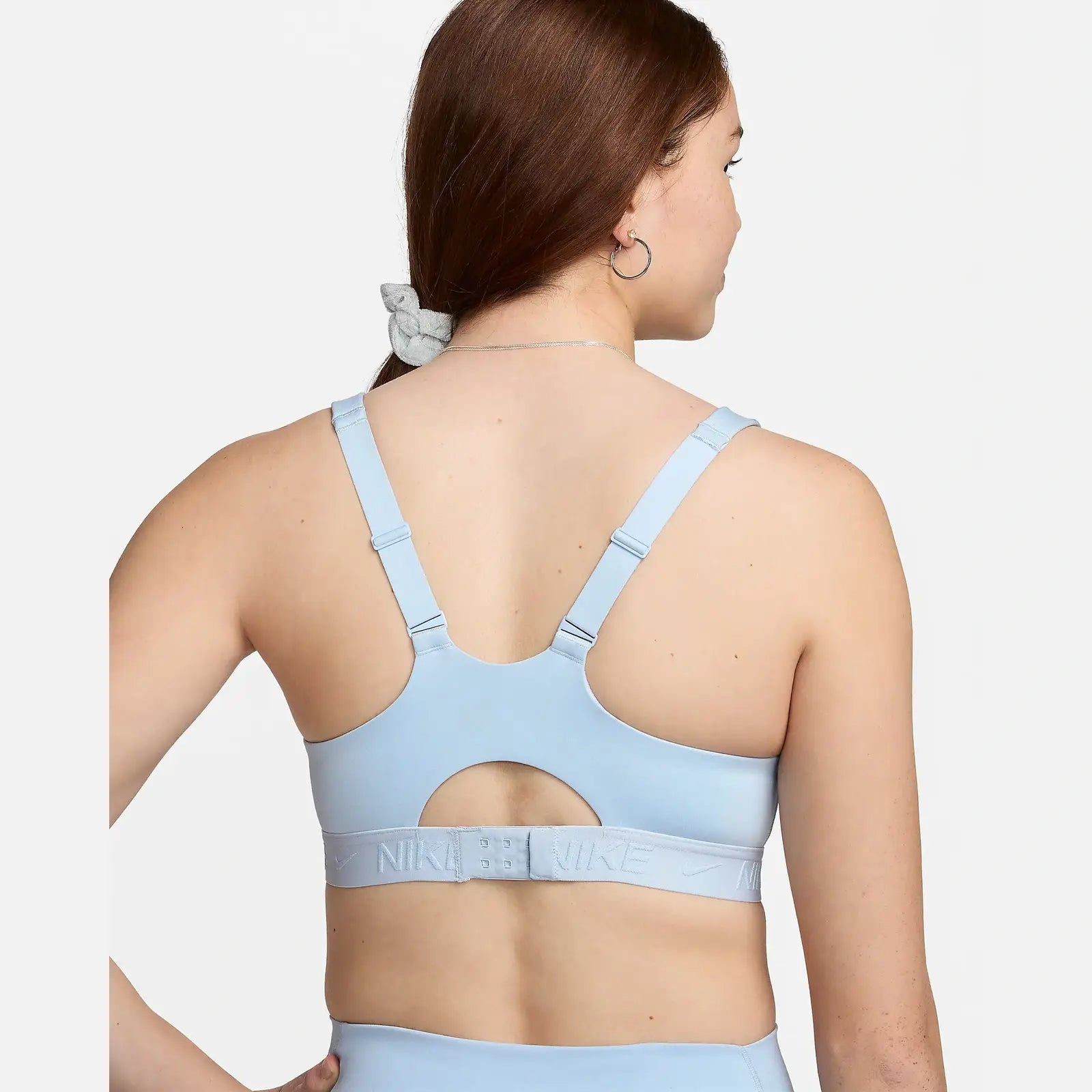 Nike Indy High-Support Sports Bra Womens APPAREL - Womens Bras LIGHT ARMOURY BLUE/LIGHT ARMOURY BLUE