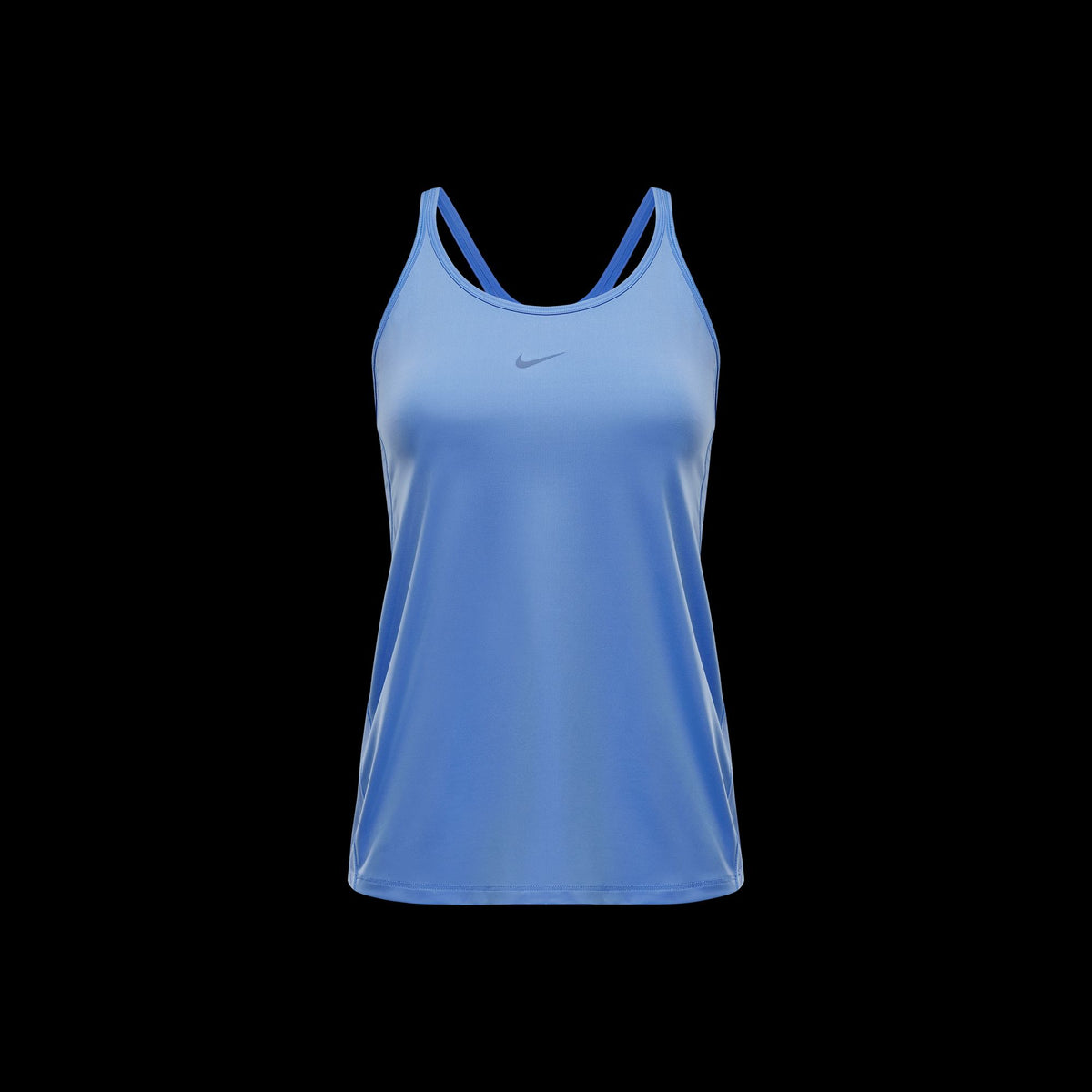 NIKE One Classic Womens Dri-FIT Strappy Tank Top APPAREL - Womens Tanks ROYAL PULSE/BLACL