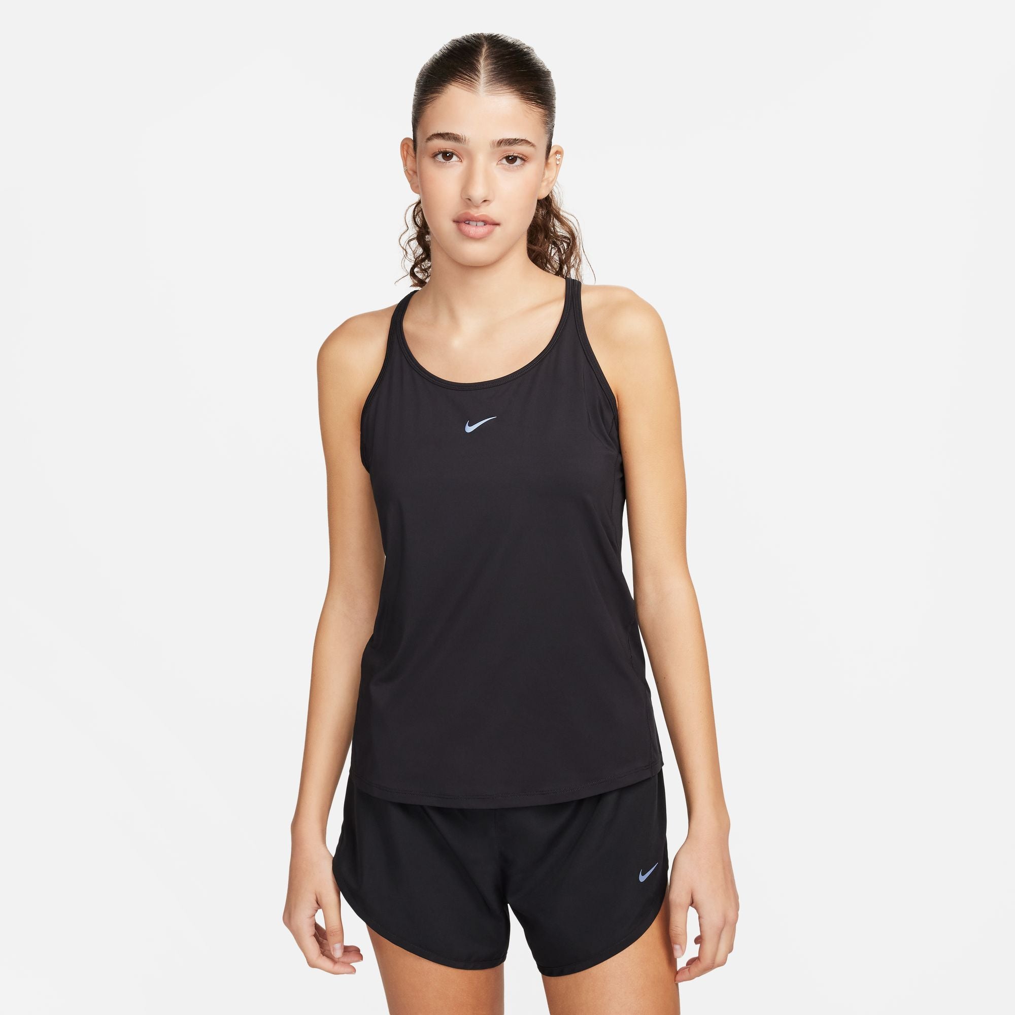 Nike One Classic Women's Dri-FIT Strappy Tank Top APPAREL - Womens Tanks BLACK/BLACK