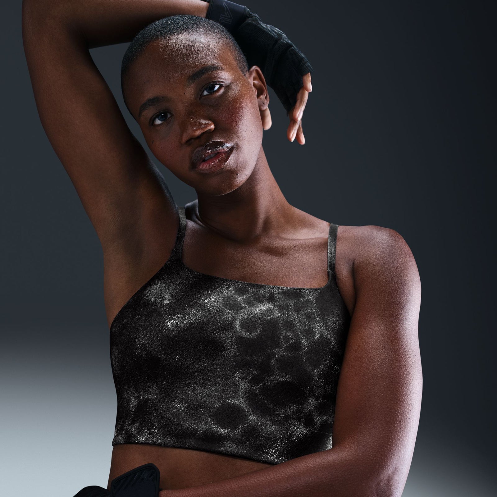 NIKE One Convertible Women's Light-Support Lightly Lined Longline Printed Sports Bra APPAREL - Womens Bras