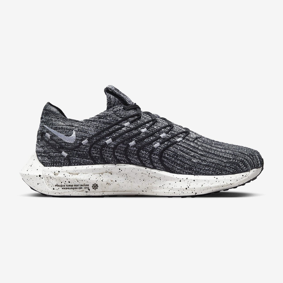 NIKE Pegasus Turbo Next Nature Womens FOOTWEAR - Womens Neutral BLACK/WHITE