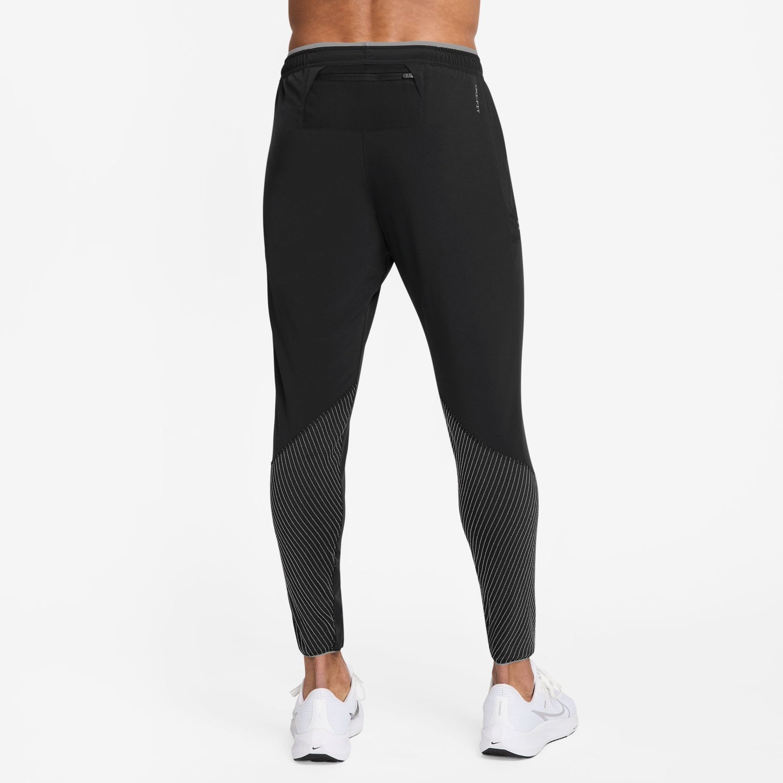 NIKE Phenom Running Division Pants Mens APPAREL - Mens Bottoms BLACK/REFLECTIVE SILVER