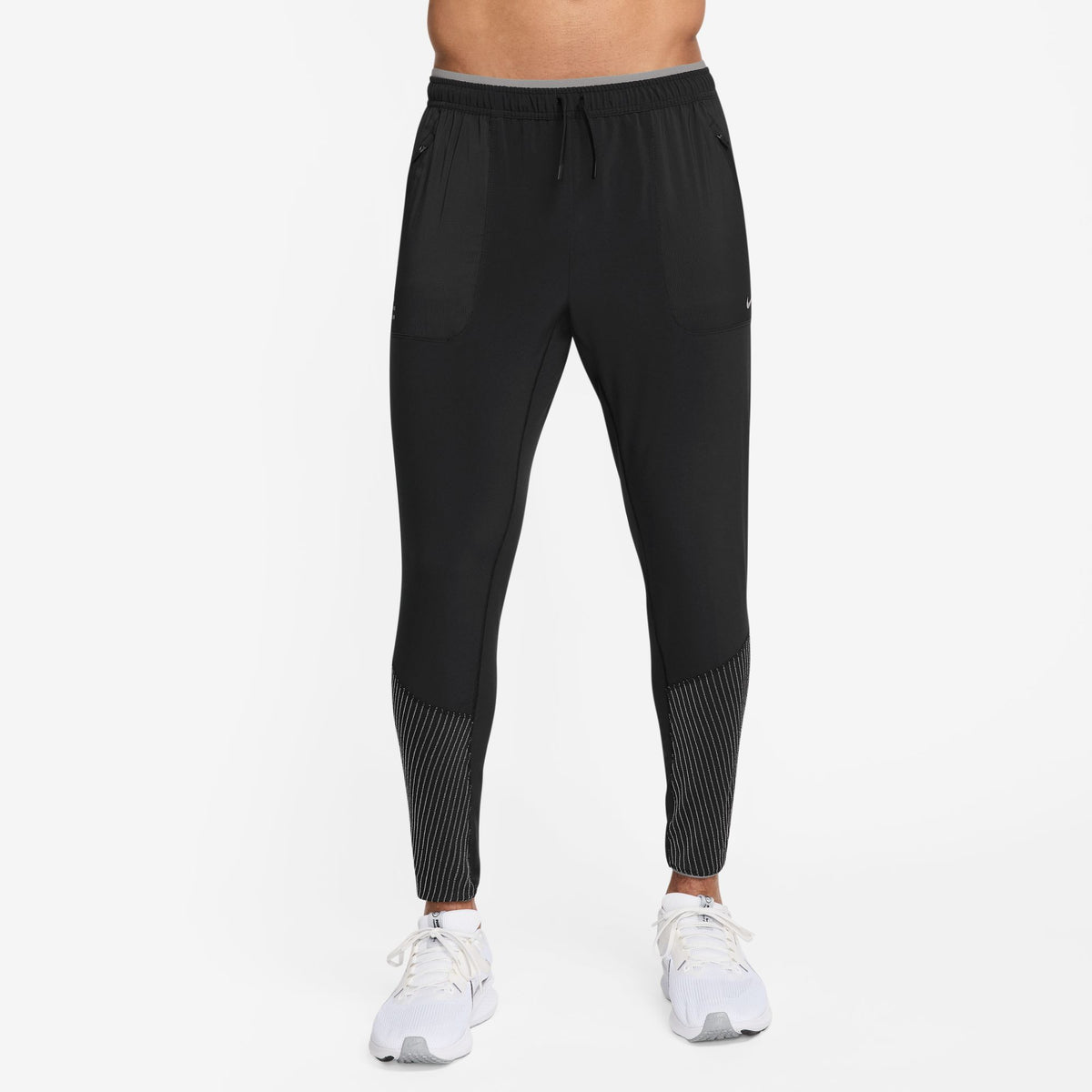 Nike Phenom Running Division Pants Mens APPAREL - Mens Bottoms BLACK/REFLECTIVE SILVER