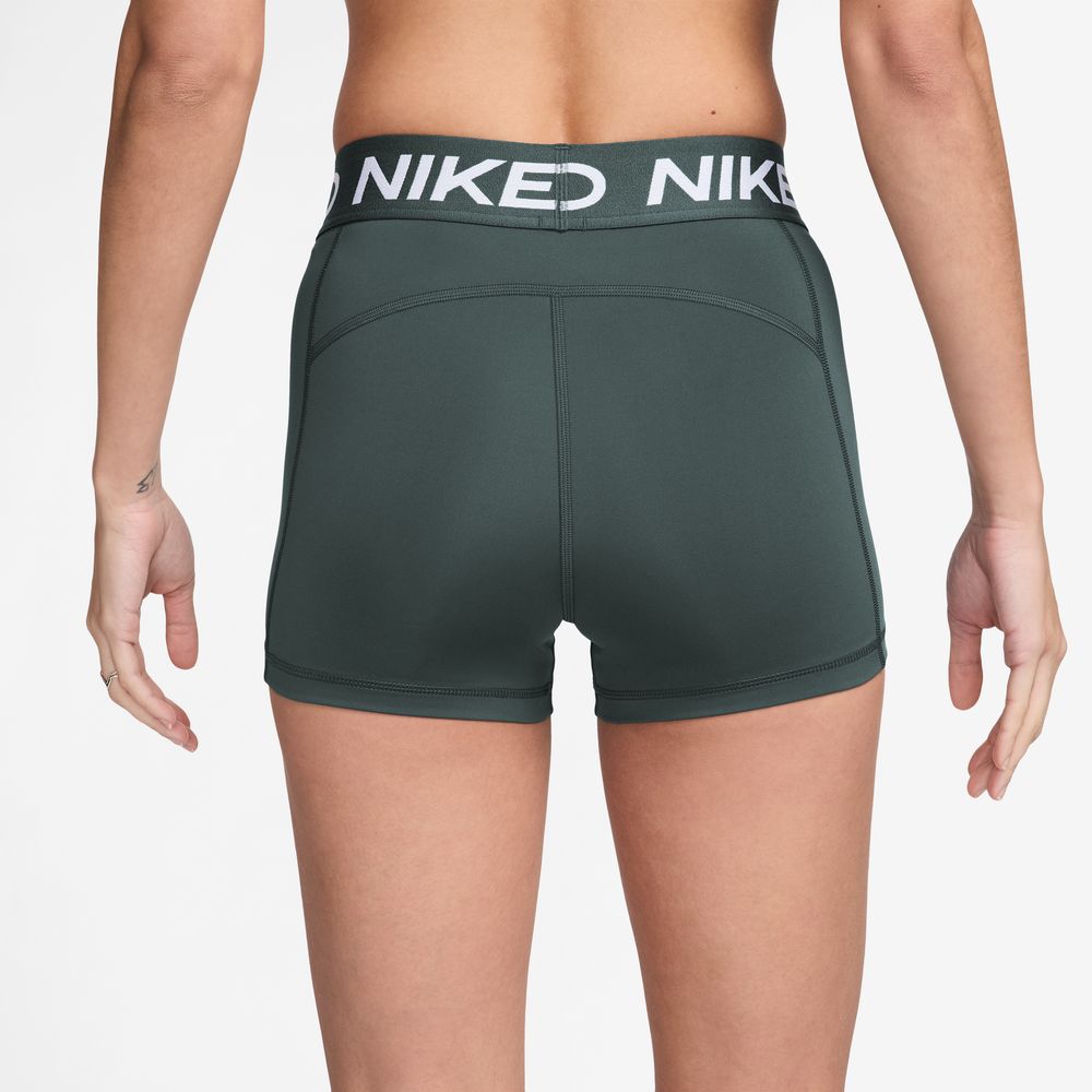 Nike Pro 365 3" Womens APPAREL - Womens Bottoms VINTAGE GREEN/WHITE