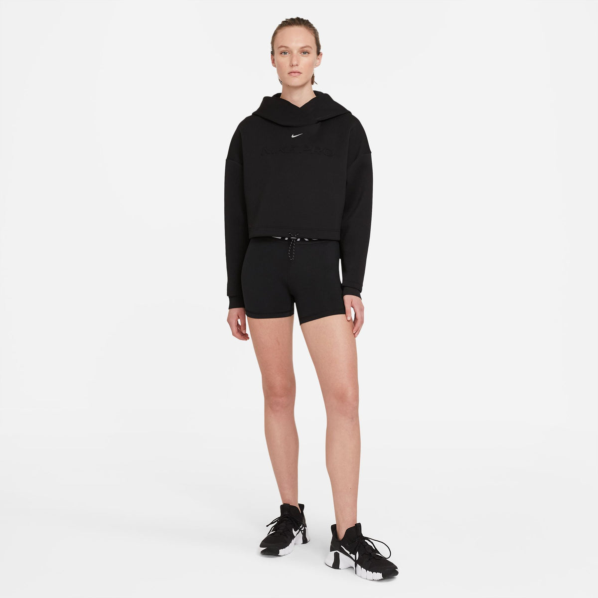 NIKE Pro 365 Shorts 5" Womens APPAREL - Womens Bottoms BLACK/WHITE