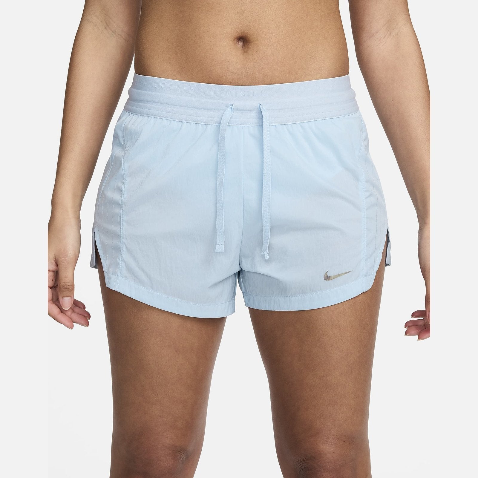 Nike Running Division Mid-Rise 3 Inch Shorts Womens APPAREL - Womens Shorts LIGHT ARMOURY BLUE