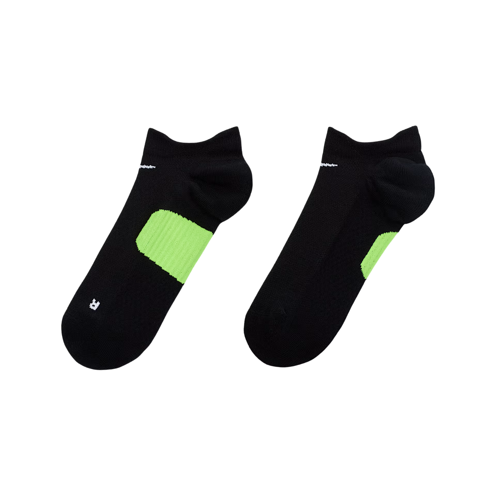 NIKE Running Midweight No-Show Socks GEAR - Socks BLACK/SMOKE GREY/WHITE