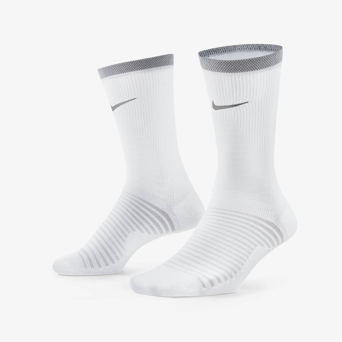 NIKE Spark Lightweight Crew Socks GEAR - Socks WHITE/SILVER REFLECTIVE