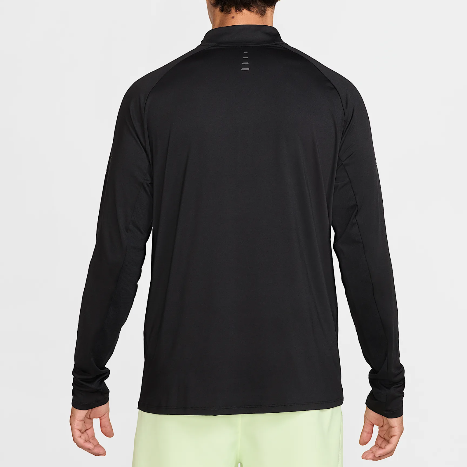 NIKE Stride Dri-FIT 1/4-Zip Running Top Men's APPAREL - Mens Tops BLACK