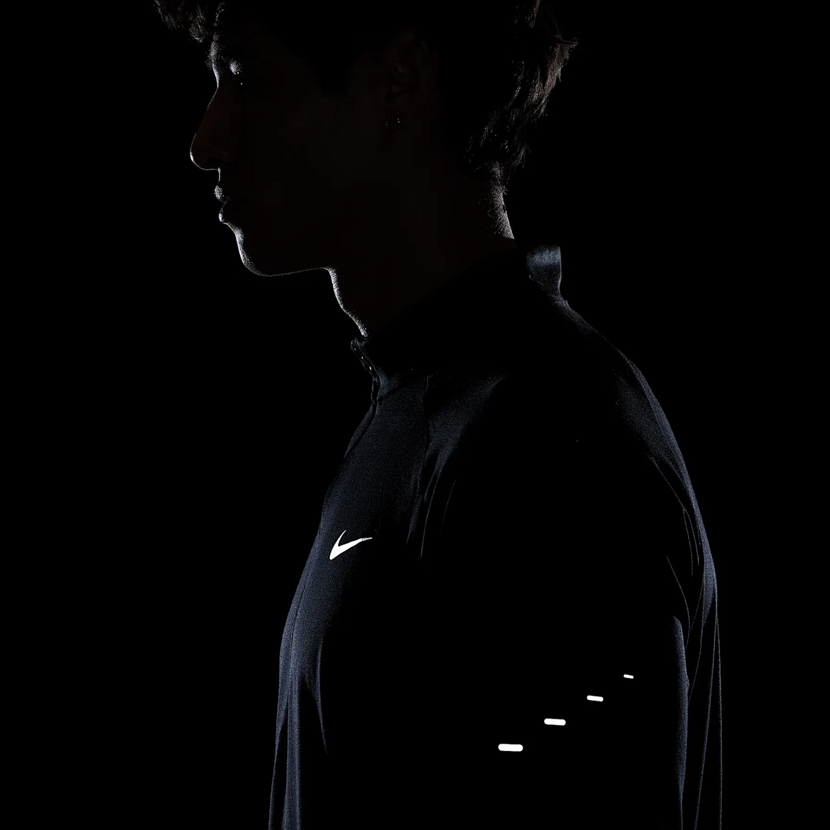 NIKE Stride Dri-FIT 1/4-Zip Running Top Mens APPAREL - Mens Tops