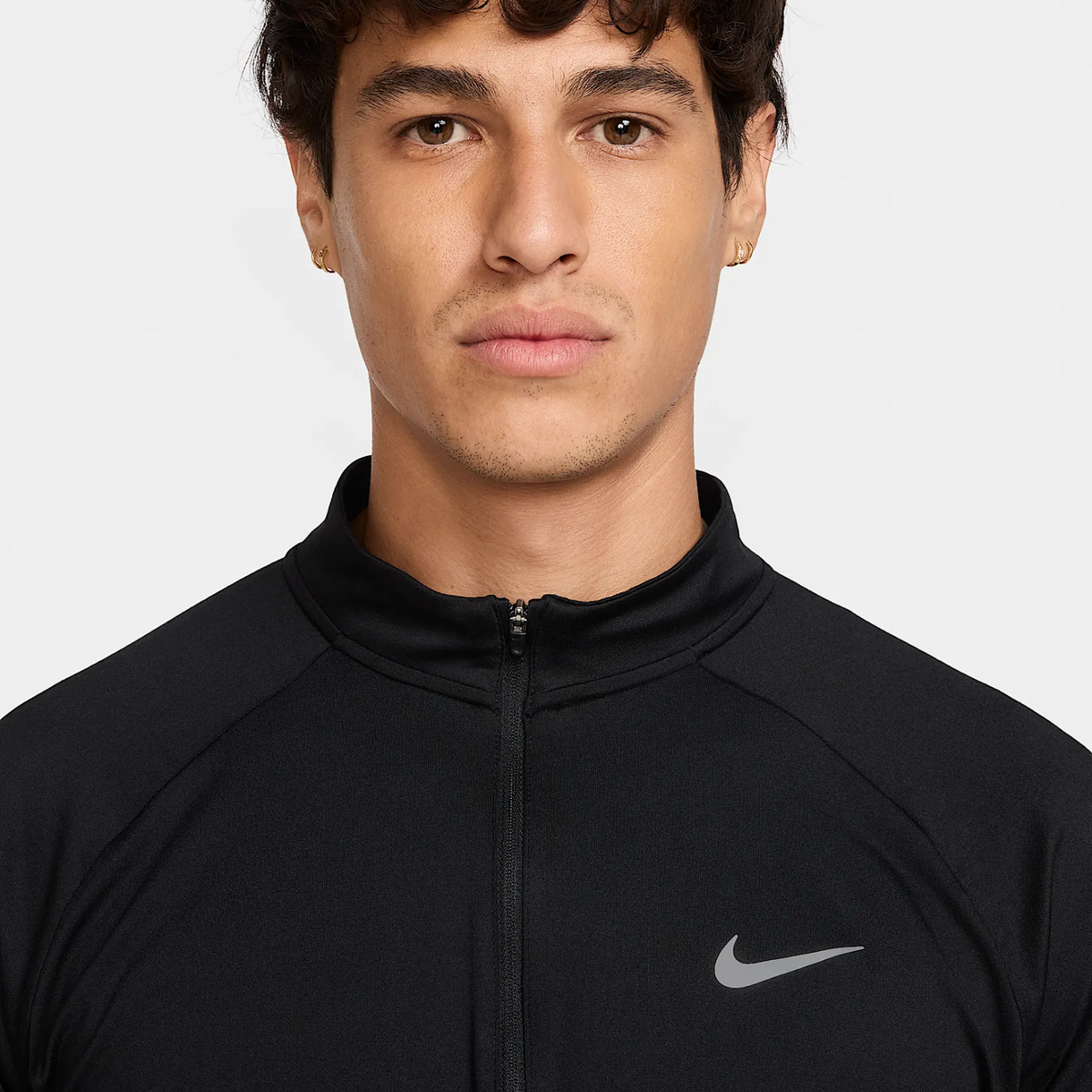 NIKE Stride Dri-FIT 1/4-Zip Running Top Mens APPAREL - Mens Tops