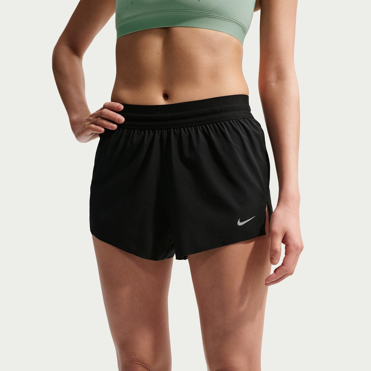 Nike Swift Breathe Dri-FIT Mid-Rise Brief-Lined Running Shorts Women's APPAREL - Womens Shorts