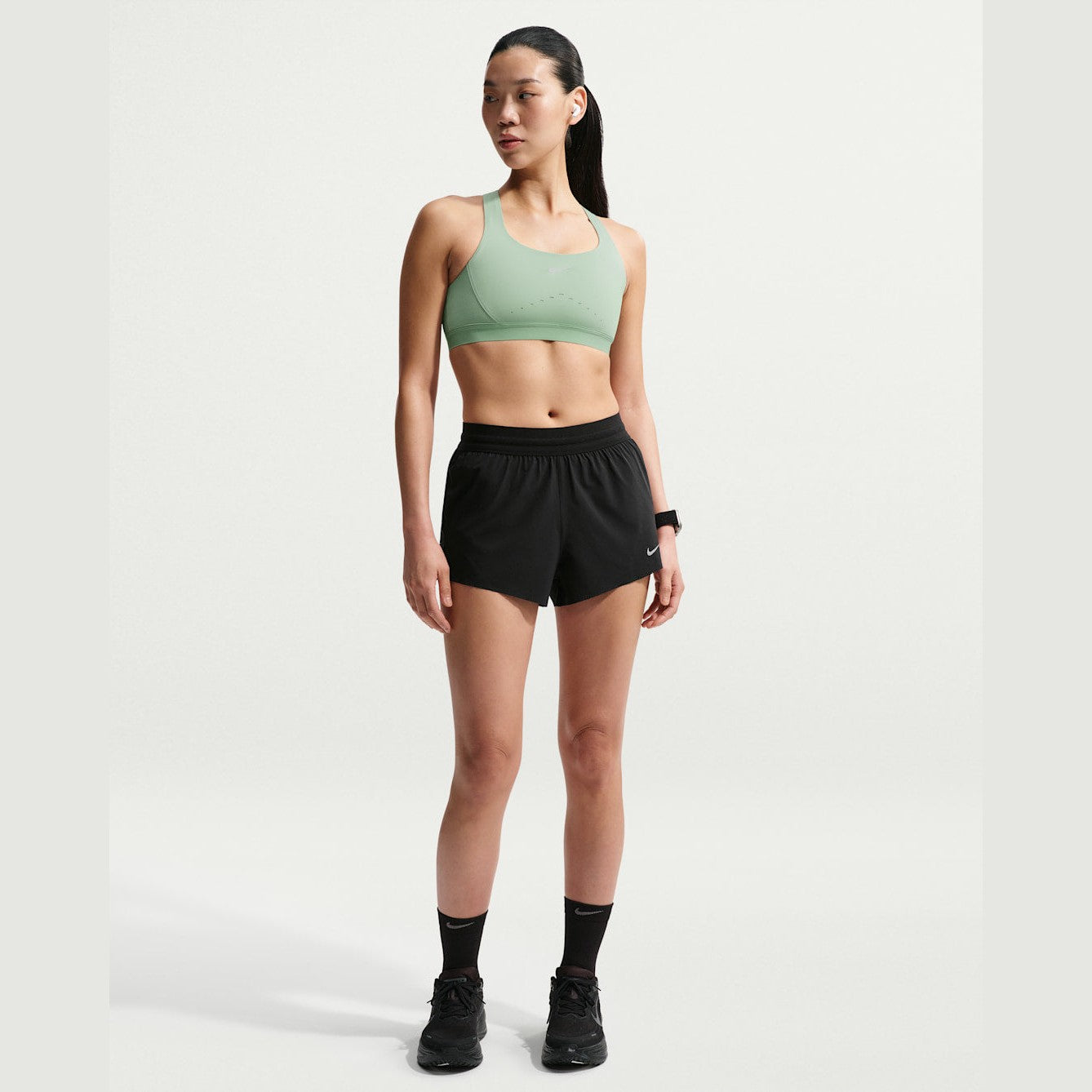 Nike Swift Breathe Dri-FIT Mid-Rise Brief-Lined Running Shorts Women's XS