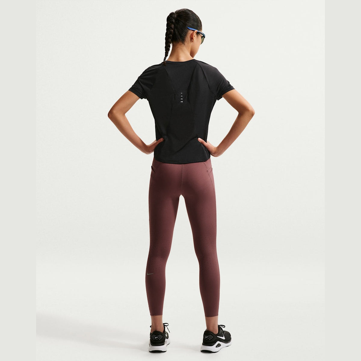 Nike Swift Breathe Dri-FIT Short-Sleeve Running Top Women's APPAREL - Womens T-Shirts