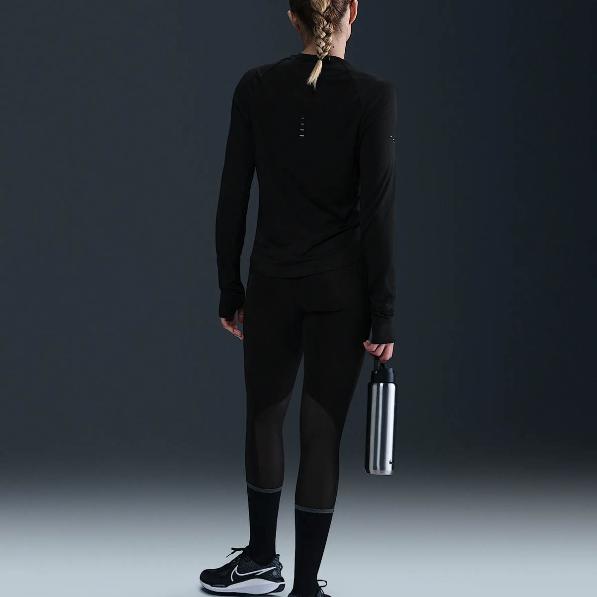 NIKE Swift Dri-FIT UV Long-Sleeve Crew-Neck Running Top Womens APPAREL - Womens Long Sleeve Tops