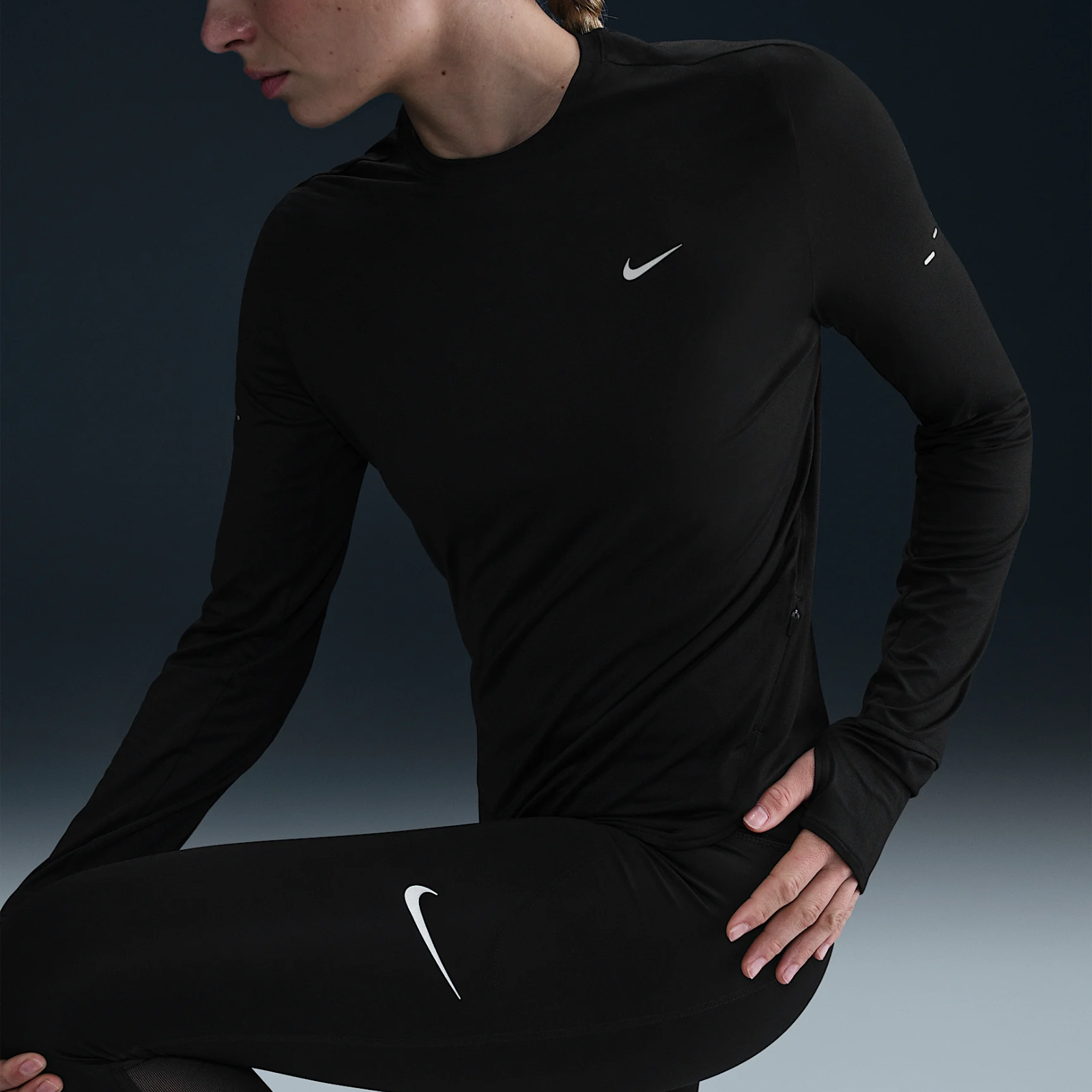 Nike Apparel Nike Running Mid Layer Long-sleeve T-shirt Nike M NK