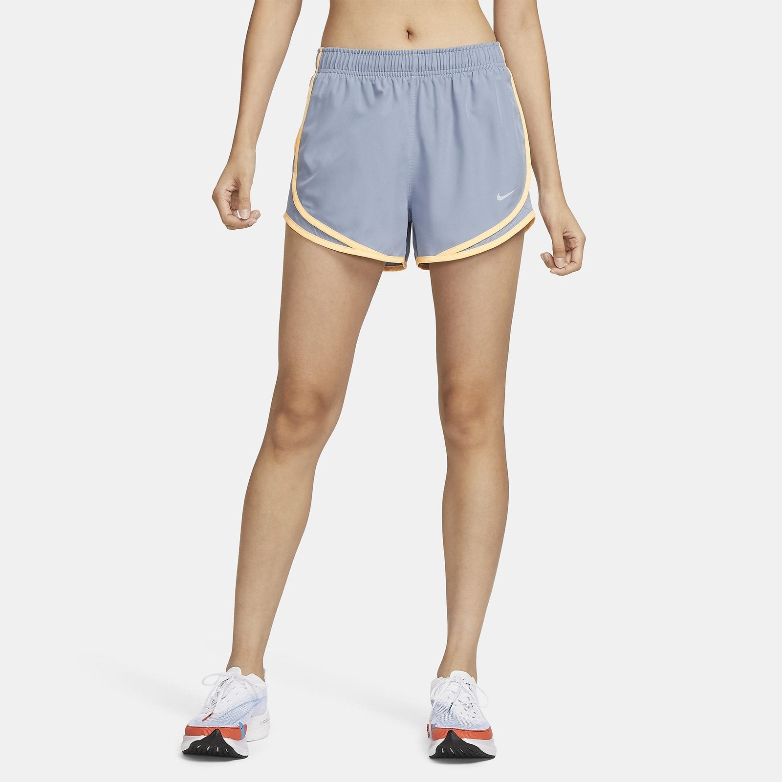 Nike Tempo Shorts Womens APPAREL - Womens Shorts ASHEN SLATE/ASHEN SLATE/WOLF GREY