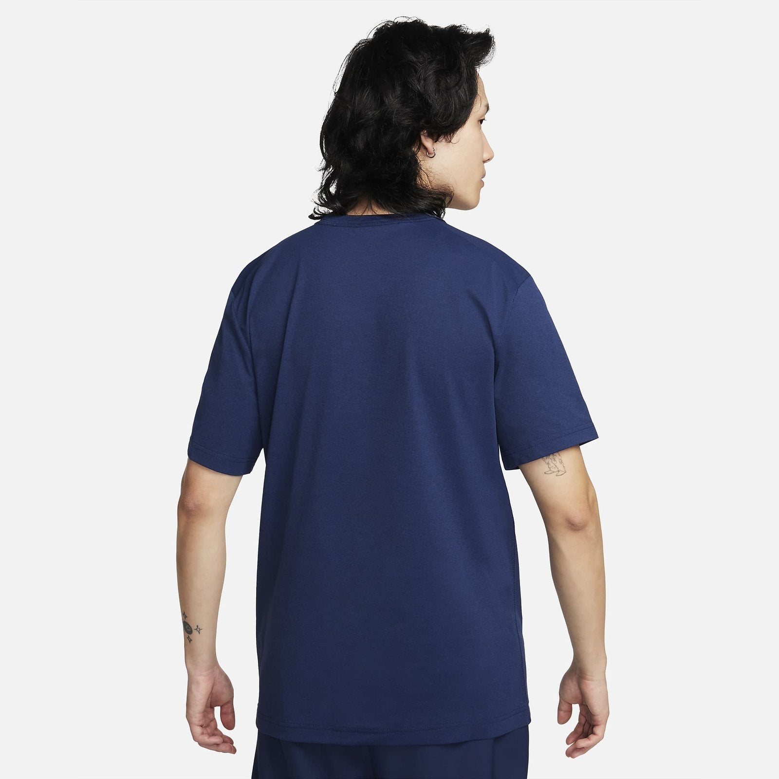 Nike Track Club Dri-FIT Short Sleeve Mens APPAREL - Mens T-Shirts MIDNIGHT NAVY/SUMMIT WHITE
