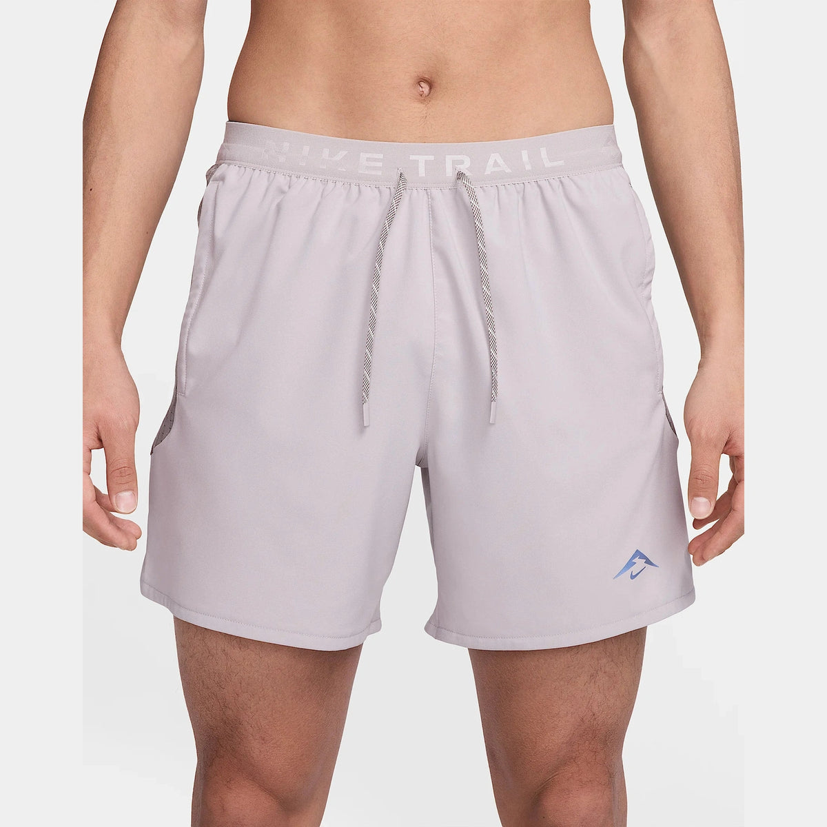 Nike Trail DRI-FIT 6&quot; Brief Lined Shorts Mens APPAREL - Mens Shorts COLLEGE GREY/CAVE STONE/BLACK