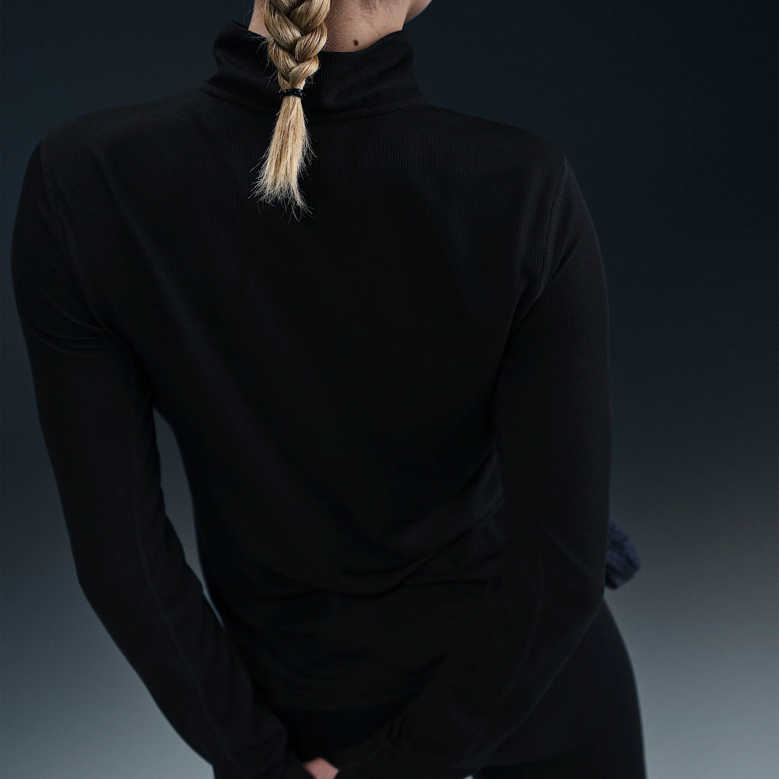 NIKE Trail Dri-FIT 1/4-Zip Running Mid-Layer Top Women's APPAREL - Womens Long Sleeve Tops BLACK/ANTHRACITE/FLAT SILVER