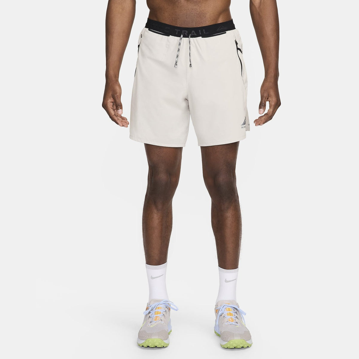 NIKE Trail Second Sunrise Short Mens APPAREL - Mens Shorts LT IRON ORE/LT IRON ORE/ BLACK