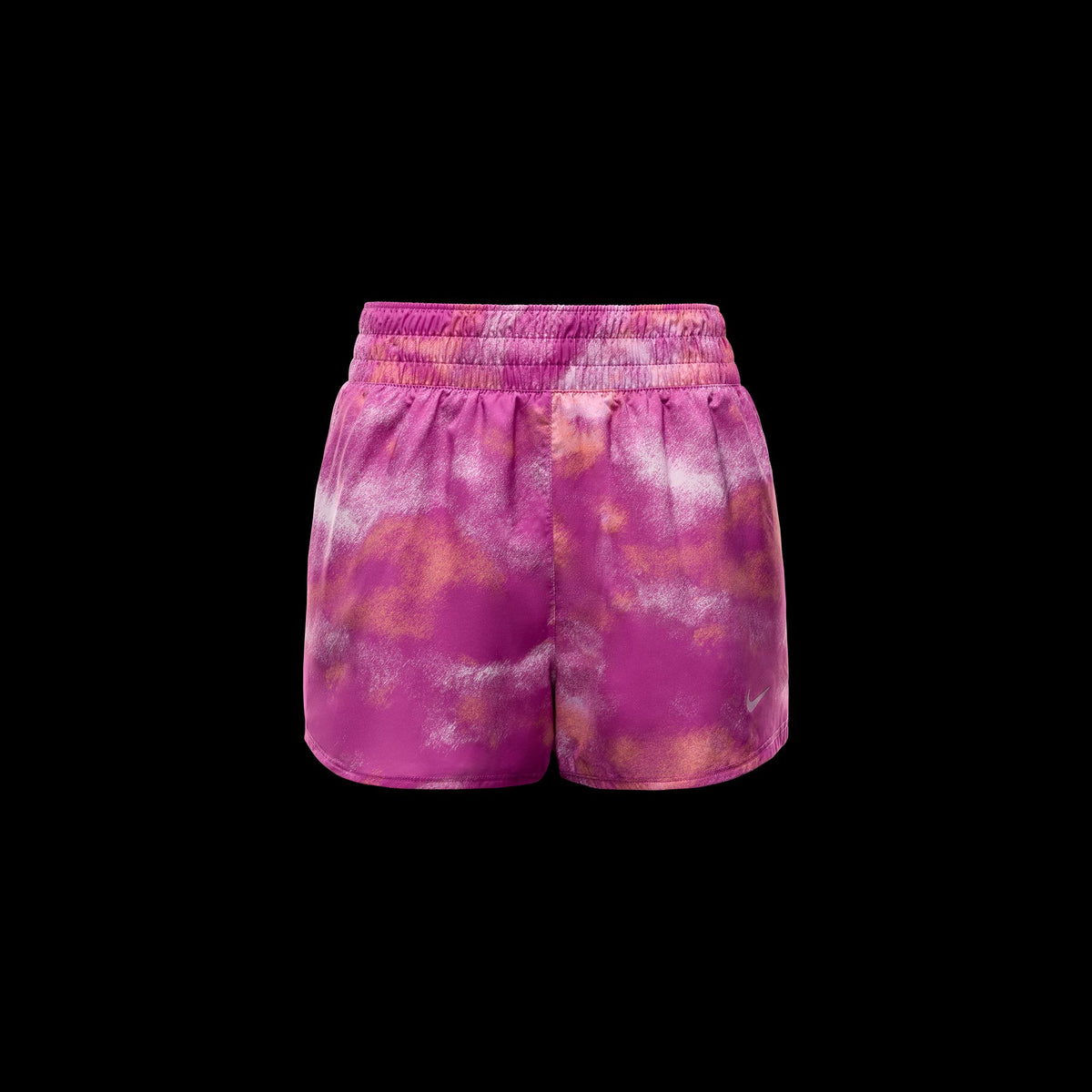 NIKE Womens One Dri-FIT High-Waisted 3" Brief-Lined Printed Shorts APPAREL - Womens Shorts