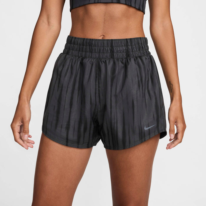 NIKE Womens One Dri-FIT High-Waisted 3" Brief-Lined Printed Shorts APPAREL - Womens Shorts