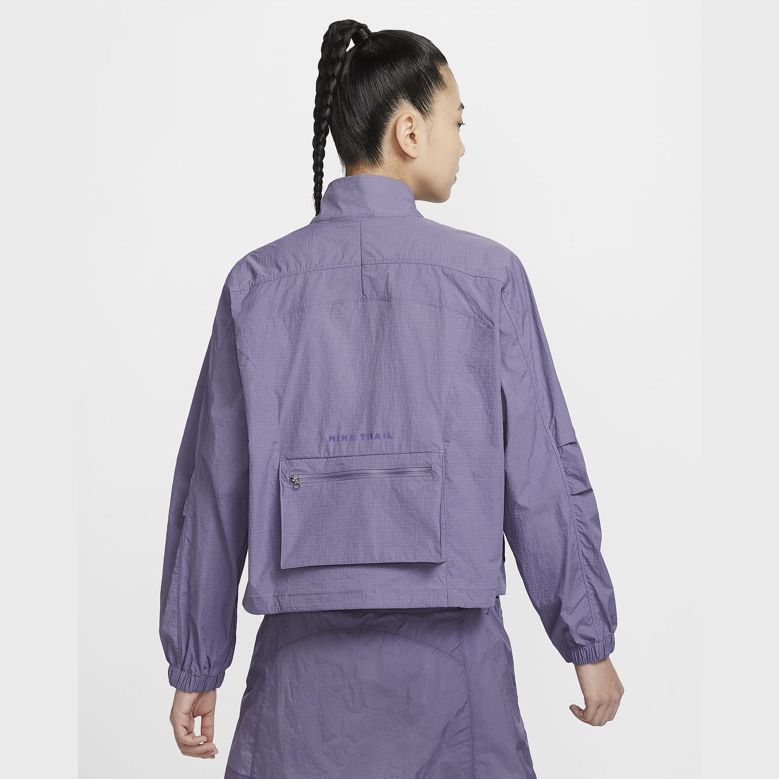 NIKE Women's Repel UV Running Jacket APPAREL - Womens Jackets DAYBREAK/COURT PURPLE