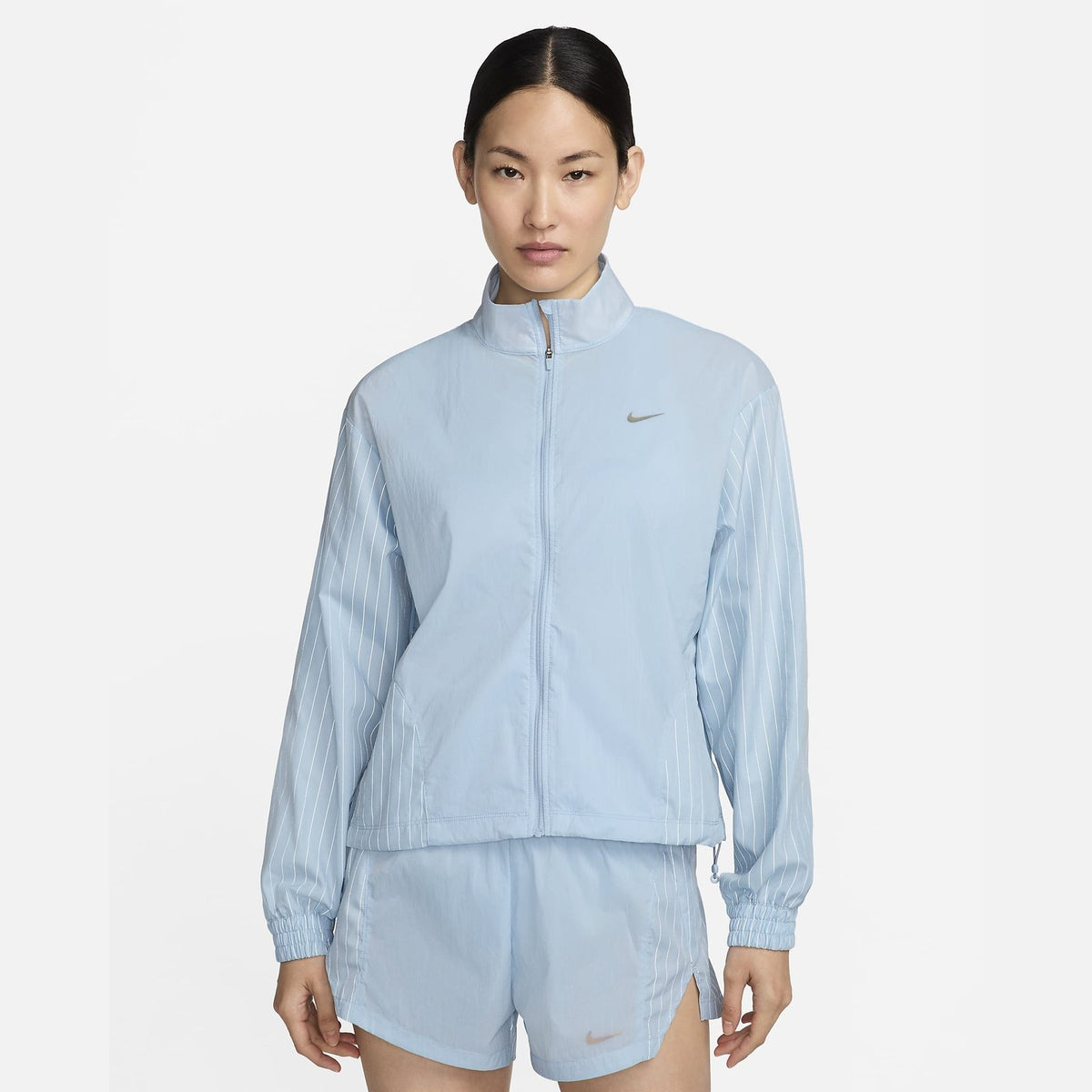 NIKE Womens Run Dvn Reflective Jacket APPAREL - Womens Jackets LT ARMORY BLUE/ ASHEN SLATE