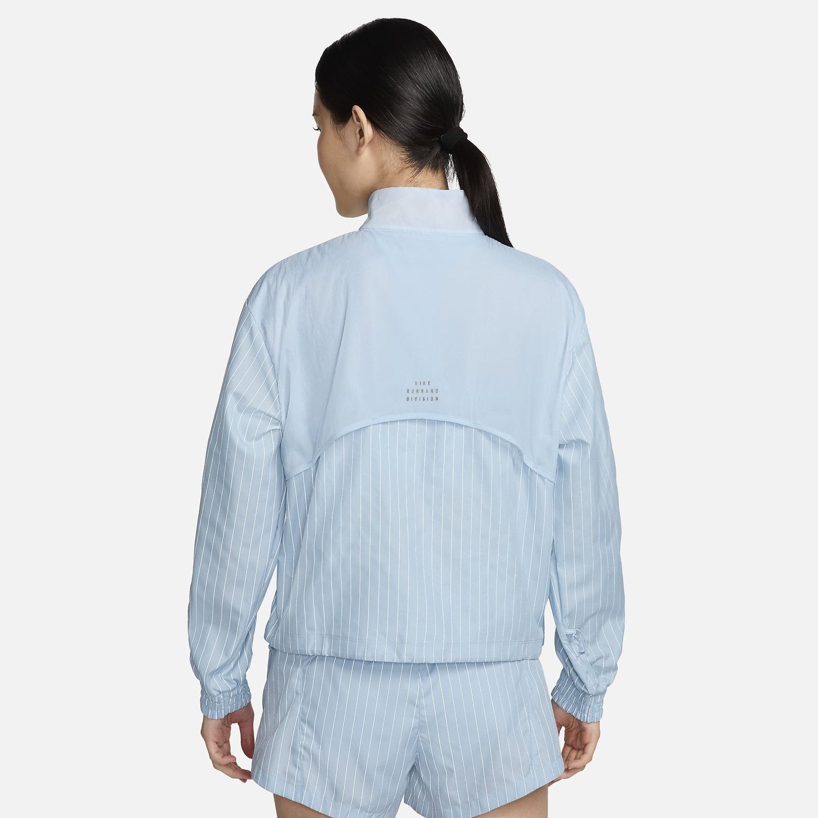 NIKE Womens Run Dvn Reflective Jacket APPAREL - Womens Jackets LT ARMORY BLUE/ ASHEN SLATE