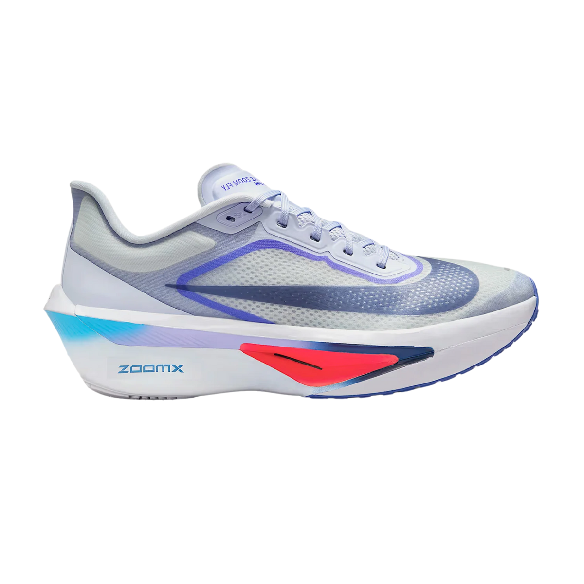 NIKE Zoom Fly 6 Mens FOOTWEAR - Mens Carbon Plate GHOST/BLUE VOID-FOOTBALL GREY