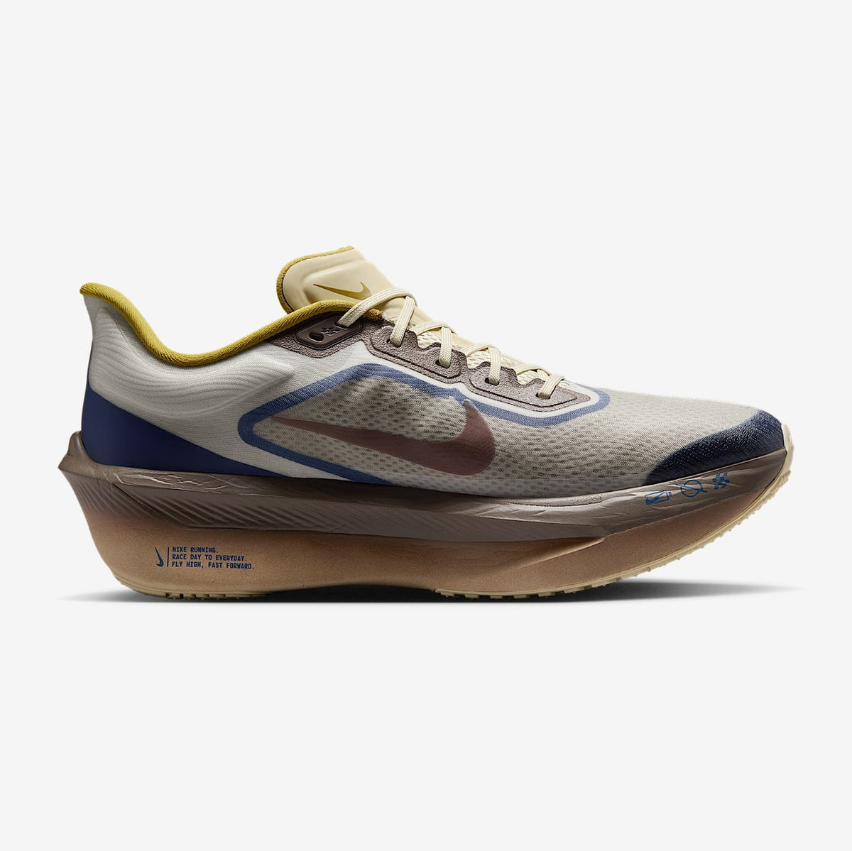 NIKE Zoom Fly 6 Premium Mens FOOTWEAR - Mens Carbon Plate LIGHT BONE/BURGUNDY CRUSH