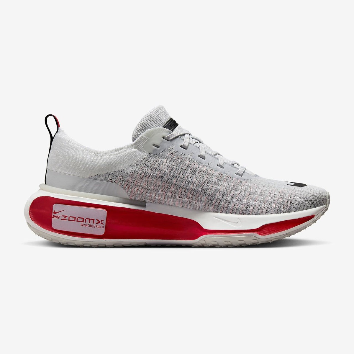 Nike ZoomX Invincible Run FK 3 Mens FOOTWEAR - Mens Neutral Cushioned WHITE/BLACK-FIRE RED