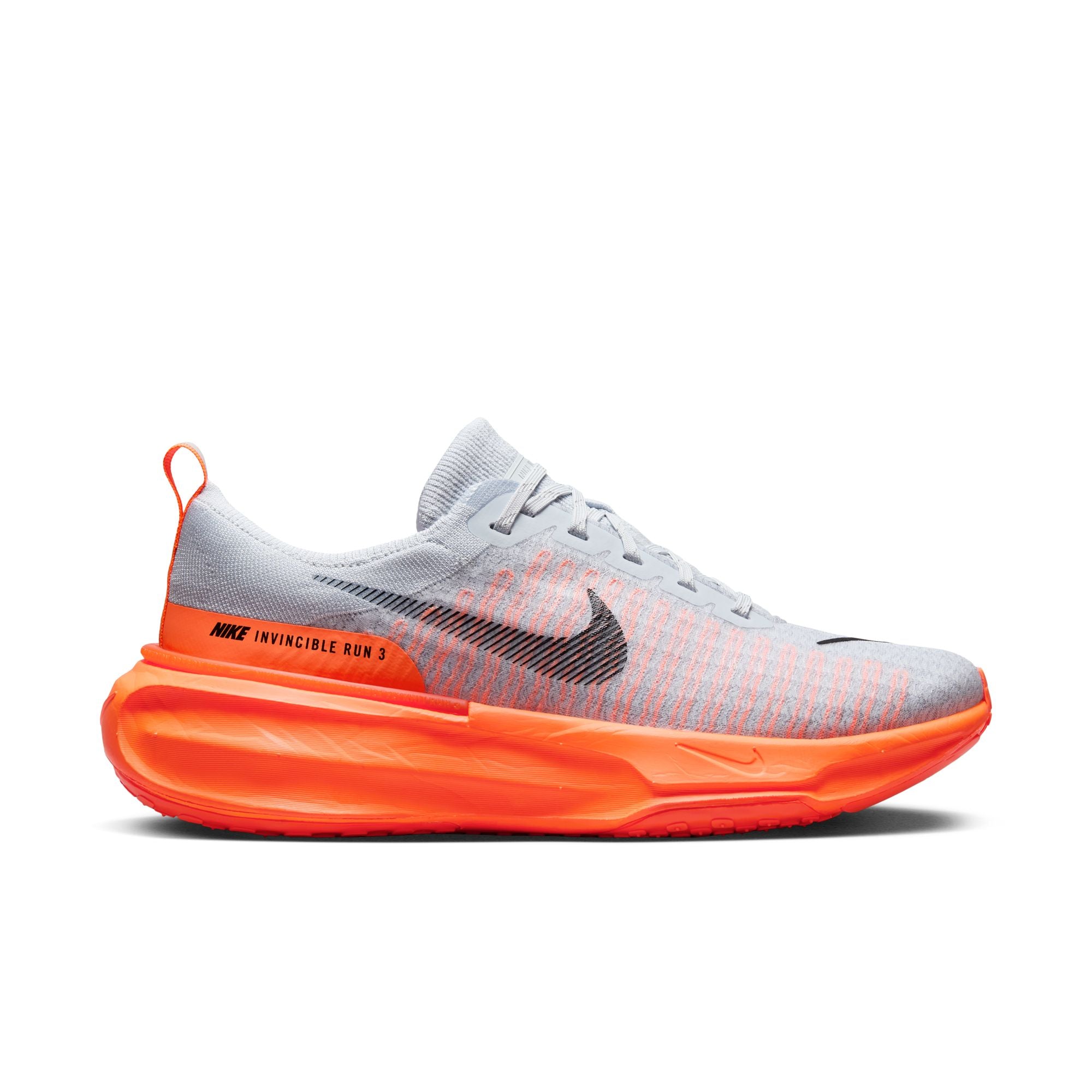 Nike ZoomX Invincible Run FK 3 Mens FOOTWEAR - Mens Neutral Cushioned PURE PLATINUM/BLACK-COOL GREY/HYPER CRIMSON