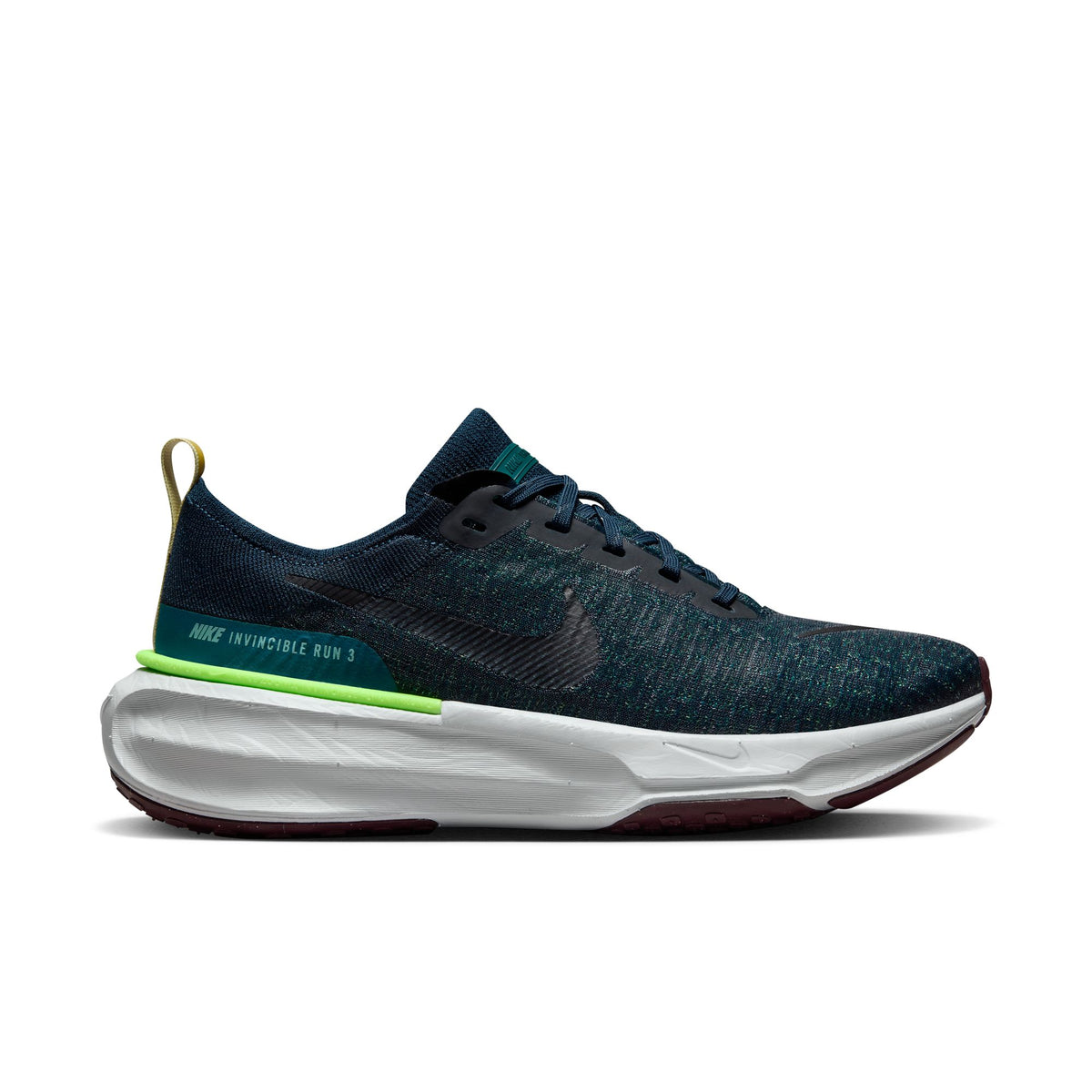 NIKE ZoomX Invincible Run FK 3 Mens FOOTWEAR - Mens Neutral Cushioned ARMORY NAVY/BLACK-GEODE TEAL