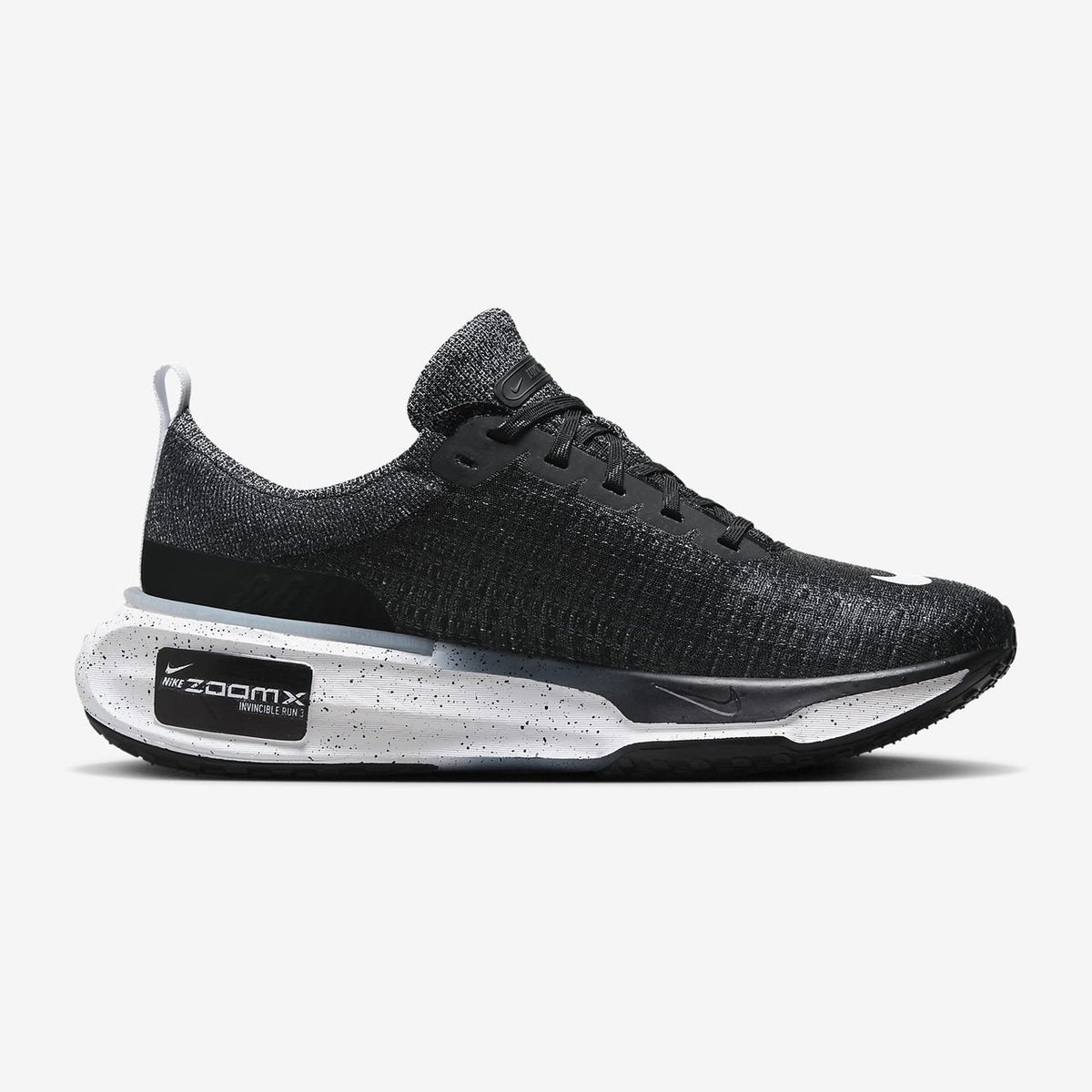 NIKE ZoomX Invincible Run FK 3 Mens FOOTWEAR - Mens Neutral Cushioned BLACK/WHITE