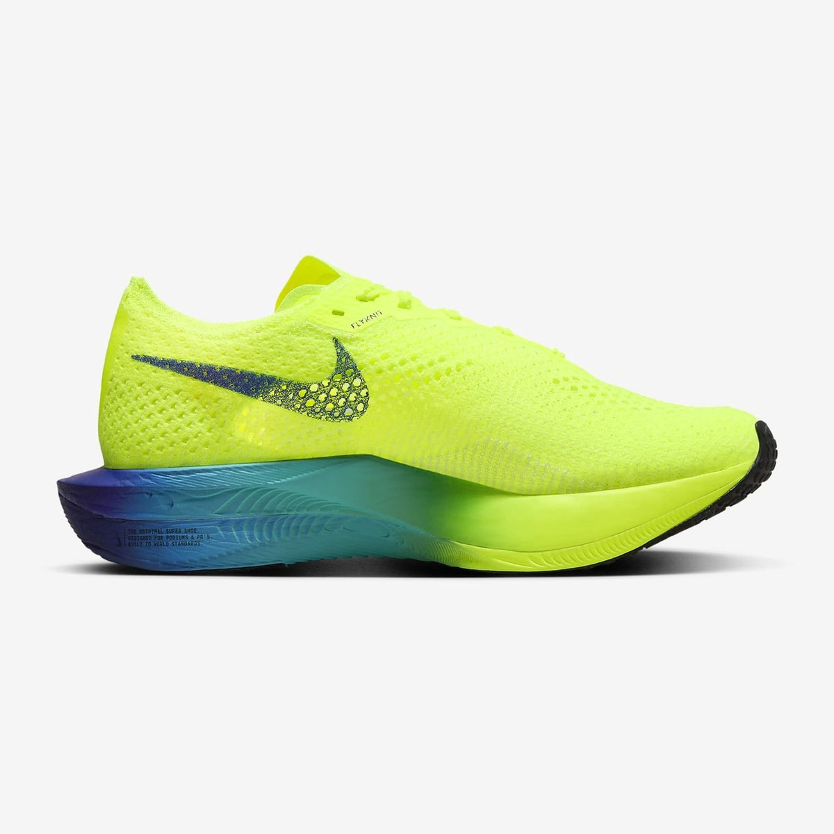 NIKE ZoomX Vaporfly Next% 3 Mens FOOTWEAR - Mens Carbon Plate VOLT/BLACK-SCREAM GREEN