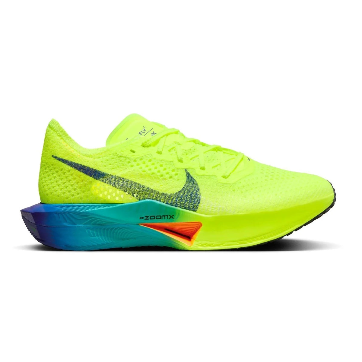 NIKE ZoomX Vaporfly Next% 3 Womens FOOTWEAR - Womens Carbon Plate VOLT/BLACK-SCREAM GREEN
