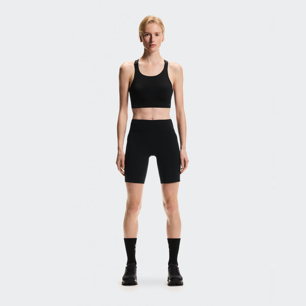 ON 8" Performance Tights Womens APPAREL - Womens Tights BLACK