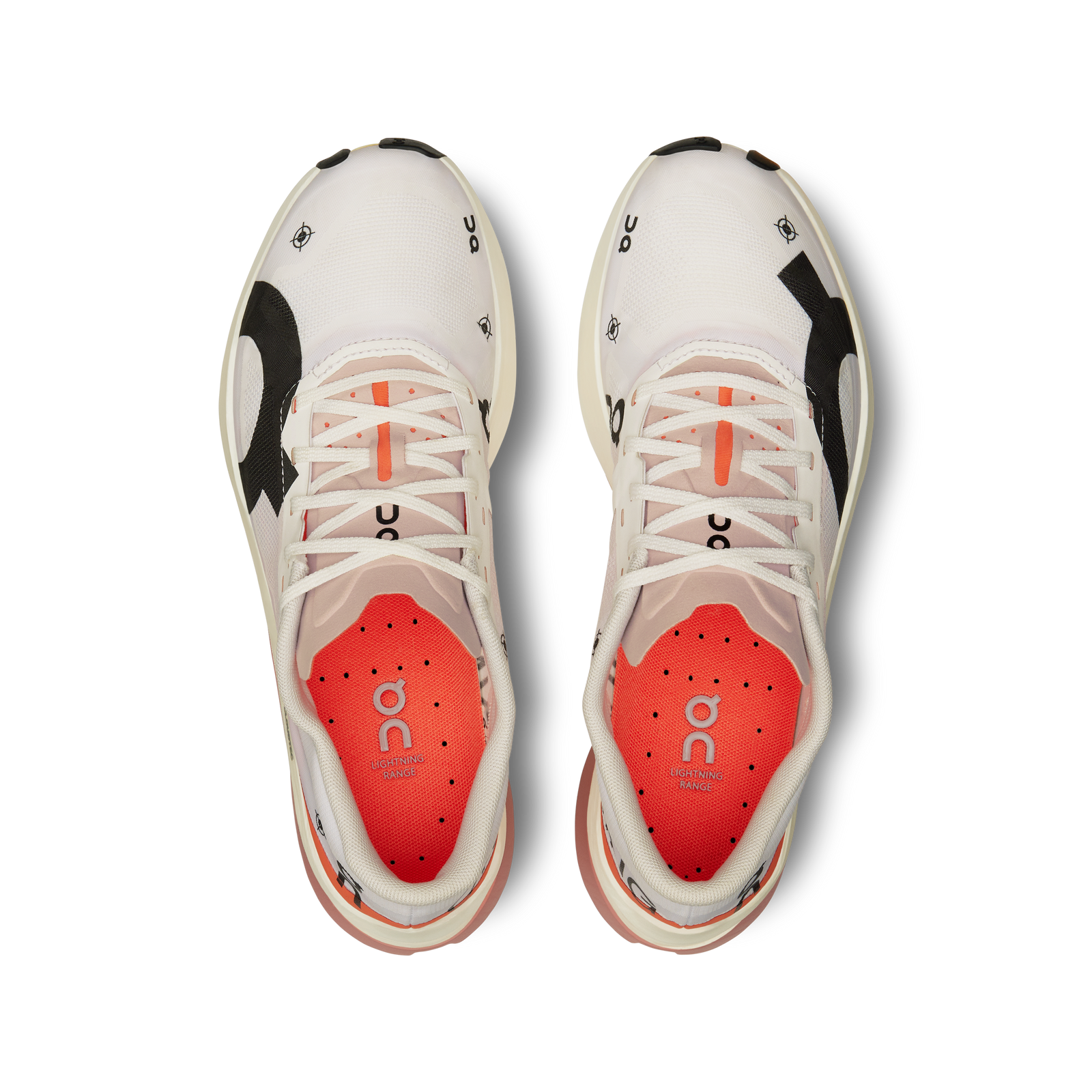 ON Cloudboom Echo 3 Womens FOOTWEAR - Womens Carbon Plate WHITE/FLAME