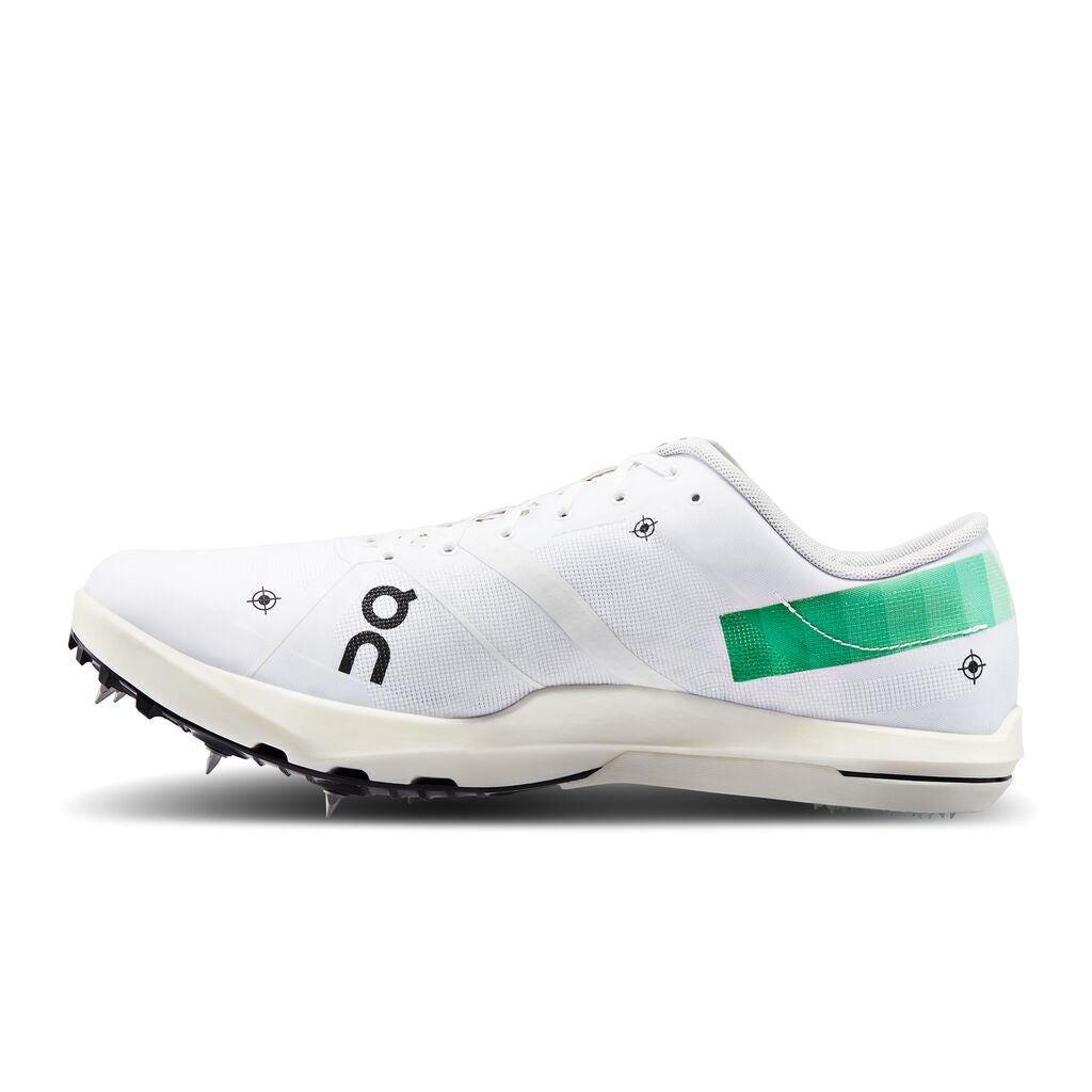 ON Cloudspike 10000M Womens FOOTWEAR - Womens Track Spikes UNDYED-WHITE / MINT