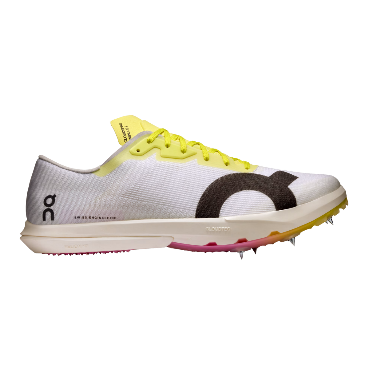 ON Cloudspike Amplius 2 Mens FOOTWEAR - Mens Track Spikes WHITE/RASBERRY